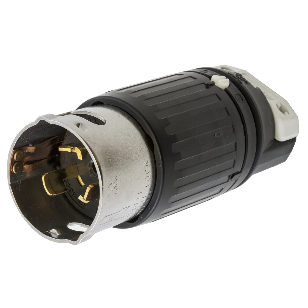 CS8365C - Hubbell Wiring Device-Kellems - 50A 3‑Phase 250V AC 3‑Pole 4‑Wire Grounding Twist‑Lock Male Plug