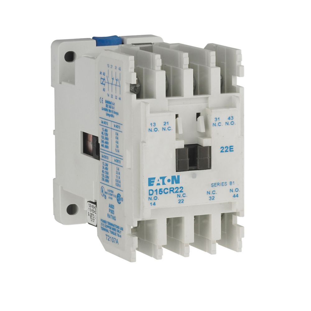D15CR22AB - Eaton Cutler Hammer - 60A 110/120V Nema Machine Tool Relay