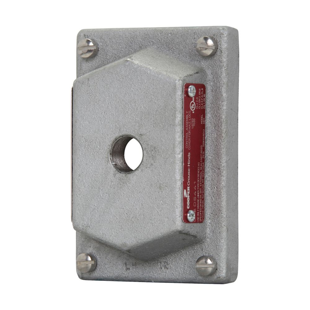 DS441SA - Eaton Crouse-Hinds Series - Copper-free Aluminum Single-Gang Flexstation DS Blank Cover