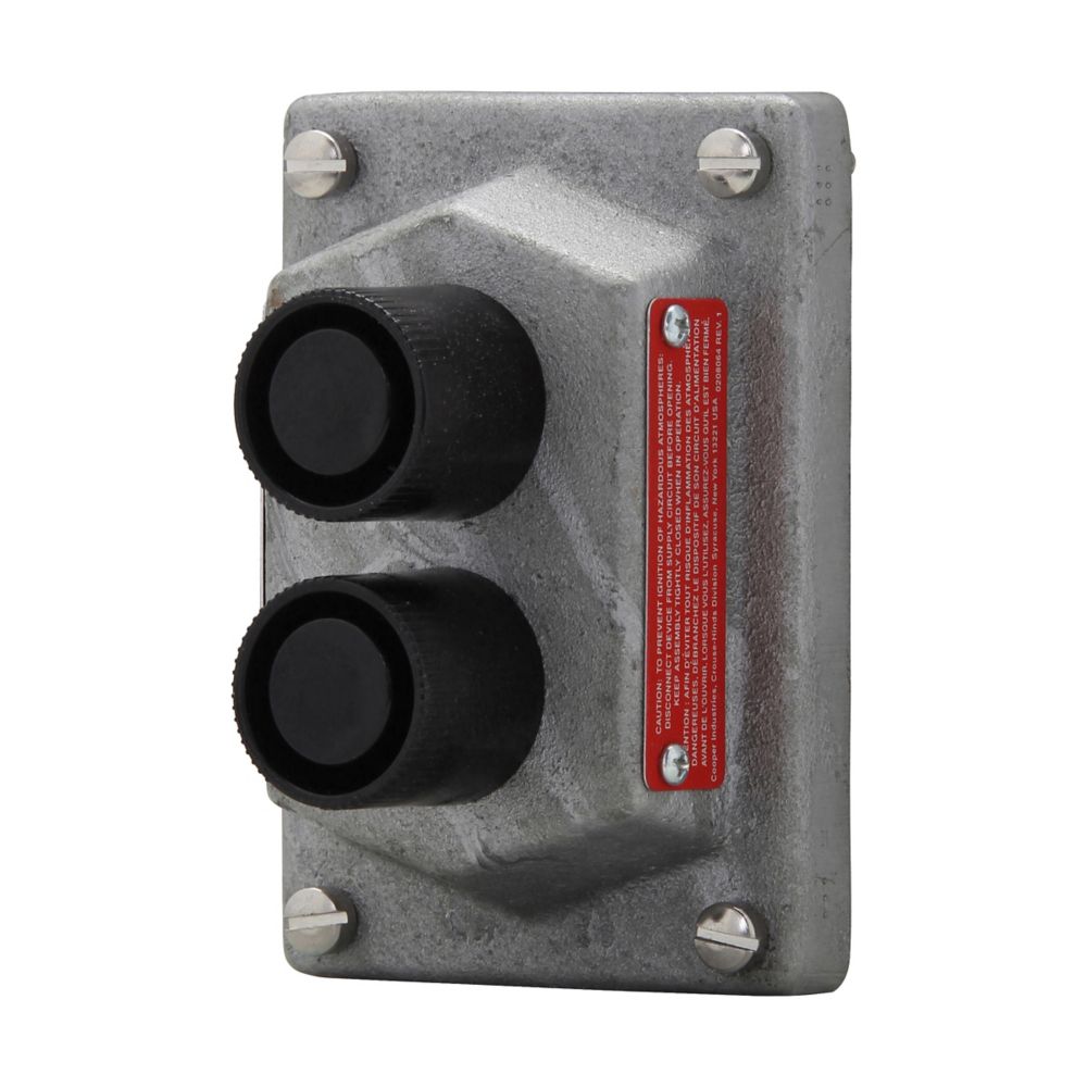 DSD922 - Eaton Crouse-Hinds Series - 10A 600 VAC DSD Front Operated Pushbutton Cover and Device Sub-Assembly