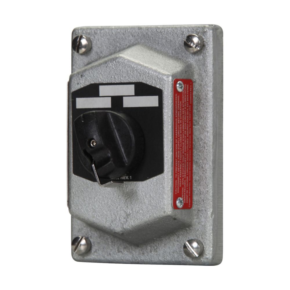 DSD923 - Eaton Crouse-Hinds Series - 10A 600 VAC Feraloy Iron Alloy DSD Selector Switch Cover and Device Sub-Assembly
