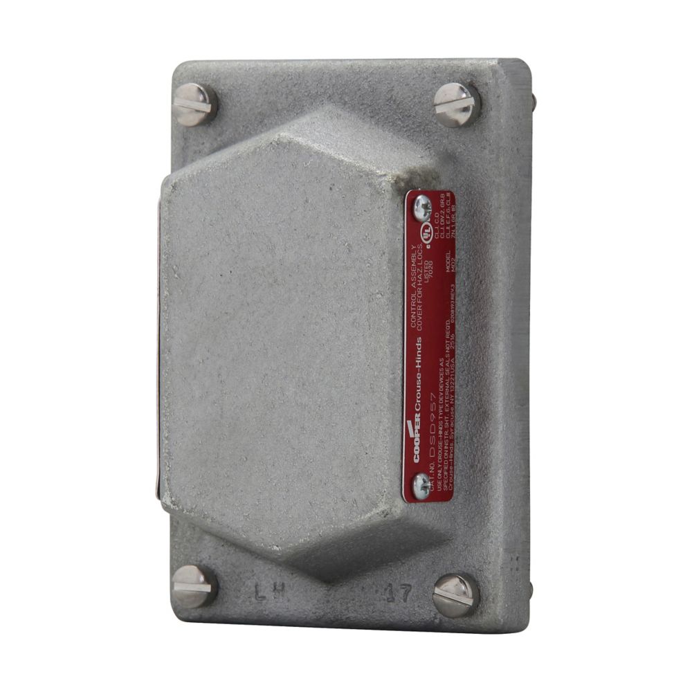 DSD957 - Eaton Crouse-Hinds Series - Feraloy Iron Alloy DSD Blank Cover and Device Sub-Assembly