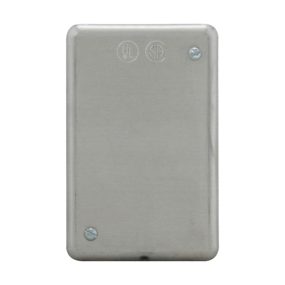 DSS100 - Eaton Crouse-Hinds Series - Sheet Steel Single-Gang DS Blank Cover