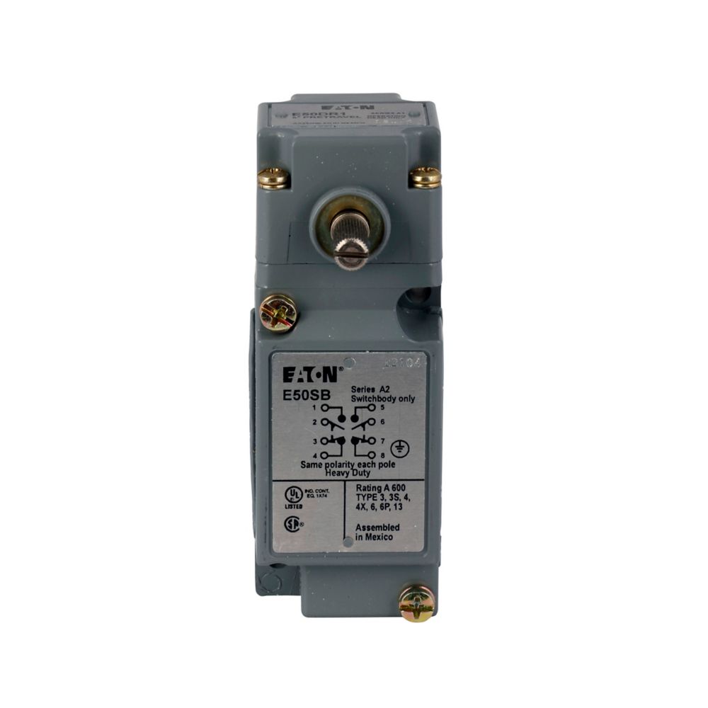 E50BR1 - Eaton Cutler Hammer - E50 Nema Heavy Duty Plug-In Limit Switch