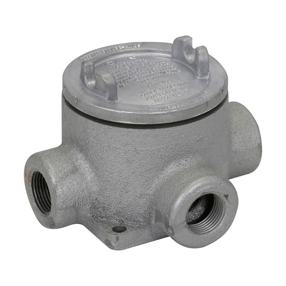 EABT26SA - Eaton Crouse-Hinds Series - 3/4" Condulet EAB conduit outlet box with cover