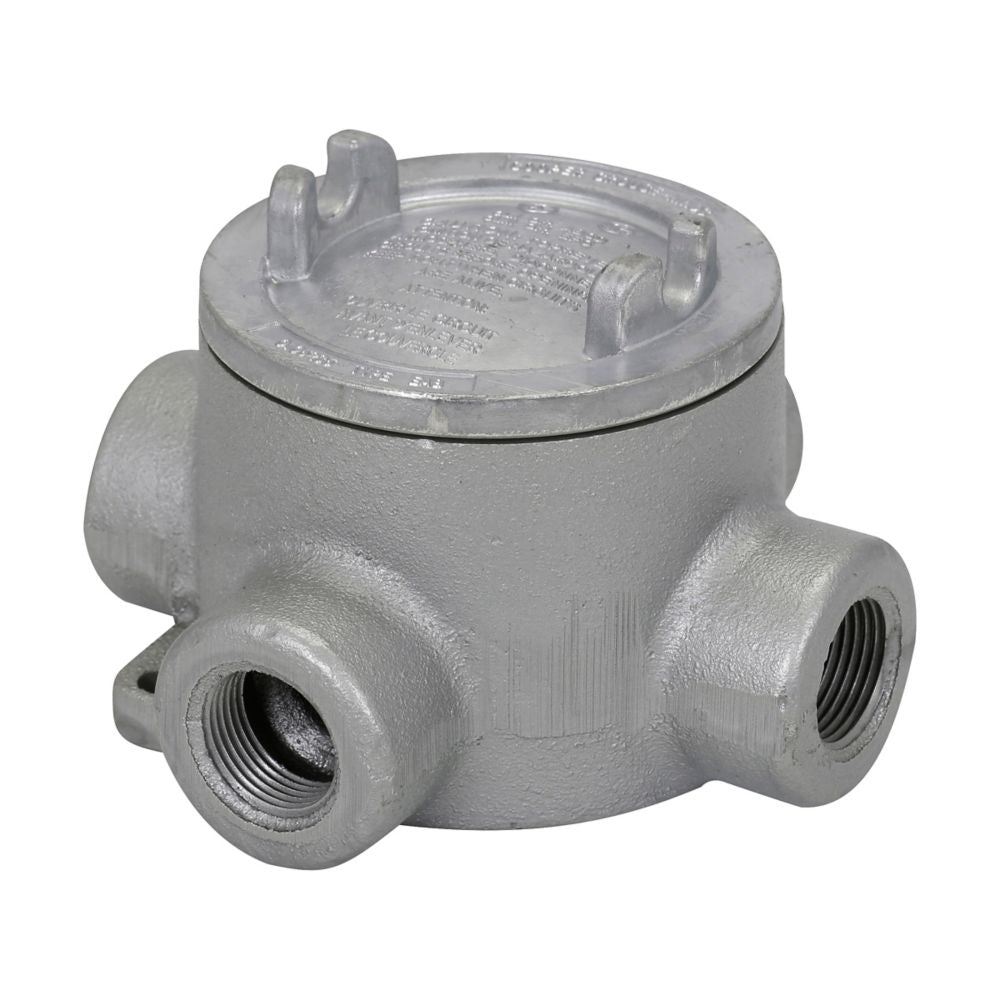 EABX16 - Eaton Crouse-Hinds Series - 1/2" Condulet EAB conduit outlet box with cover