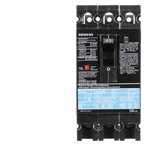 ED63B060 - Siemens - 60A 600V 3 Pole Circuit Breaker