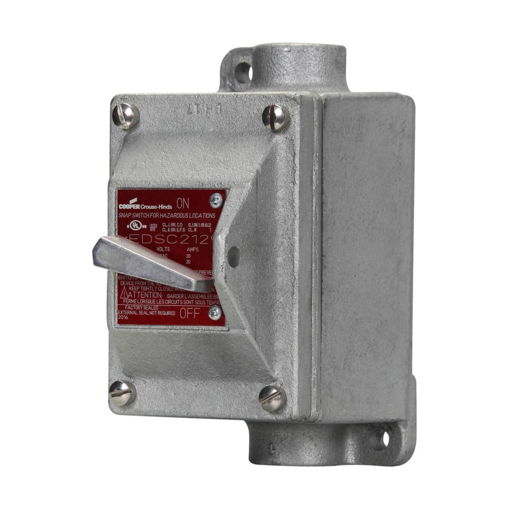 EDSC2129 - Eaton Crouse-Hinds Series - 3/4" EDS Snap Switch Control Station