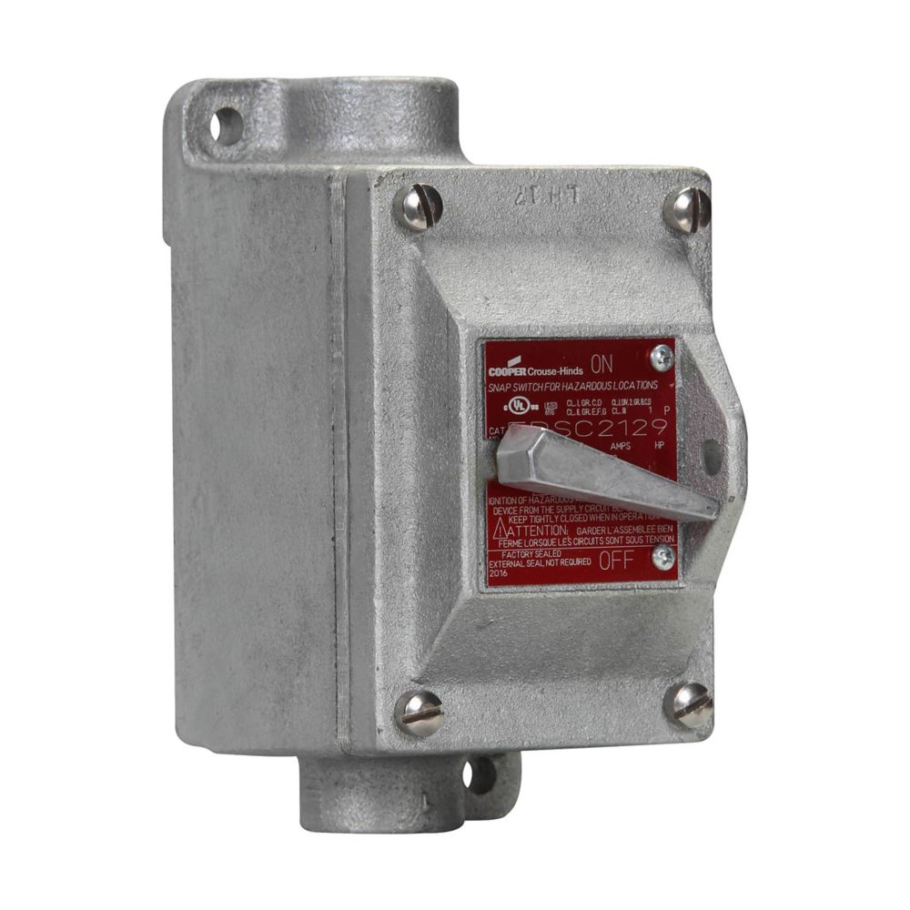EDSC218 - Eaton Crouse-Hinds Series - 3/4" EDS Snap Switch Control Station