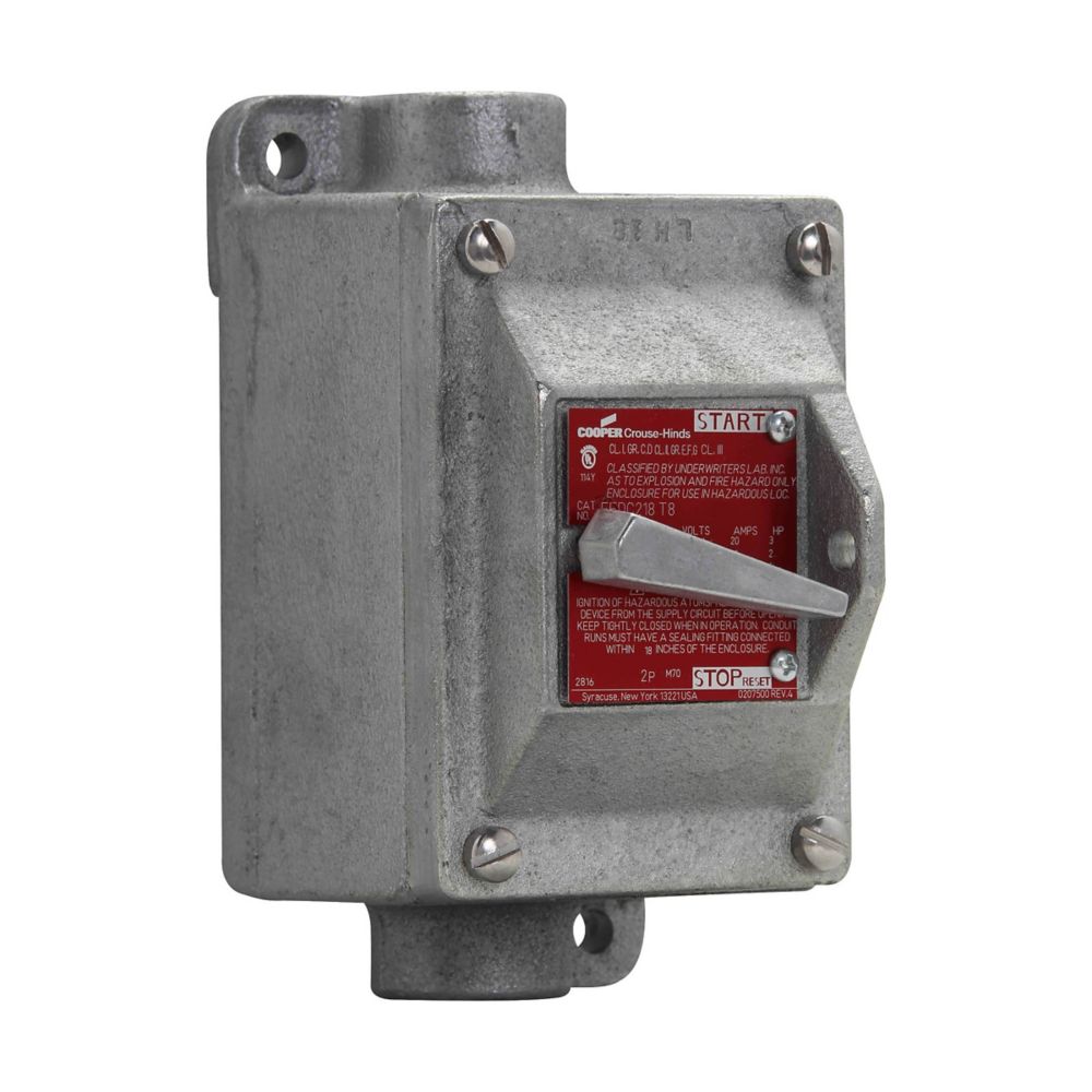 EFDC2419 - Eaton Crouse-Hinds Series - 3/4" EFD Manual Motor Starter Switch