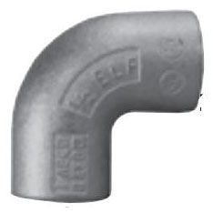 ELF9050 - Appleton - 1/2" 90° Female Conduit Elbow Explosionproof Malleable Iron Threaded Rigid Metal Conduit