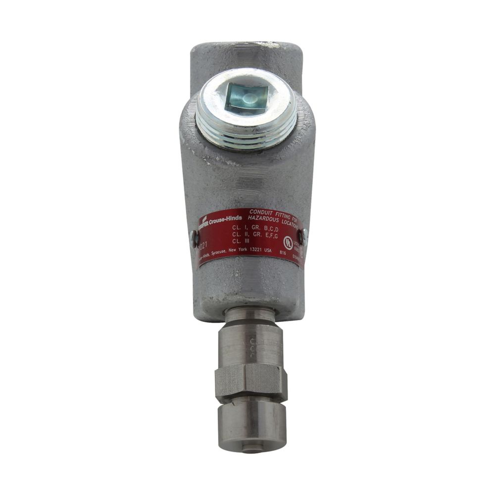 EYD31 - Eaton Crouse-Hinds Series - 1" EYD Conduit Sealing Fitting with Vertical Drain