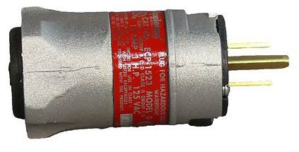 ECP1523 - Appleton - 15A 3-Pole 2-Wire 125V Plug