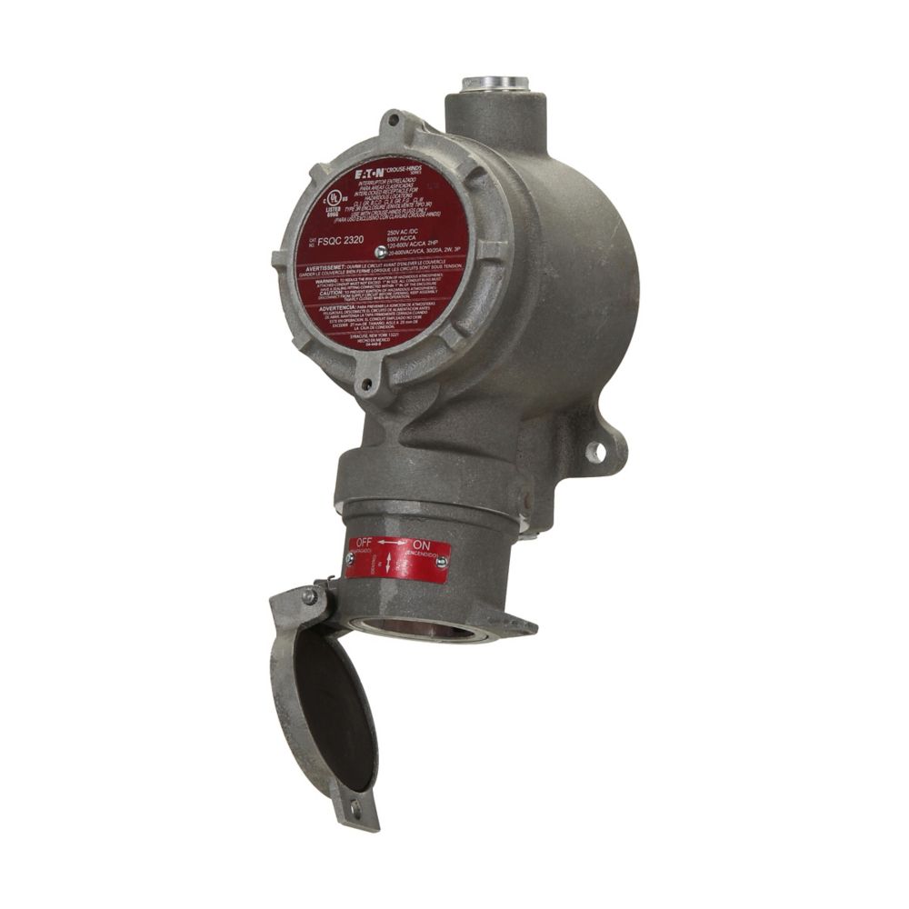 FSQC3430 - Eaton Crouse-Hinds Series - 1" Arktite FSQC Interlocked Receptacle with Switch