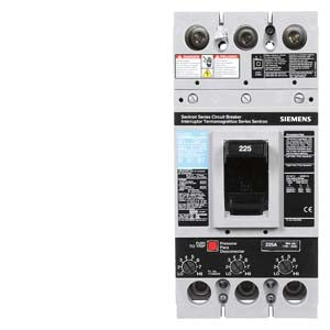 FXD63B225L - Siemens - 225A 600V 3 Pole Circuit Breakers