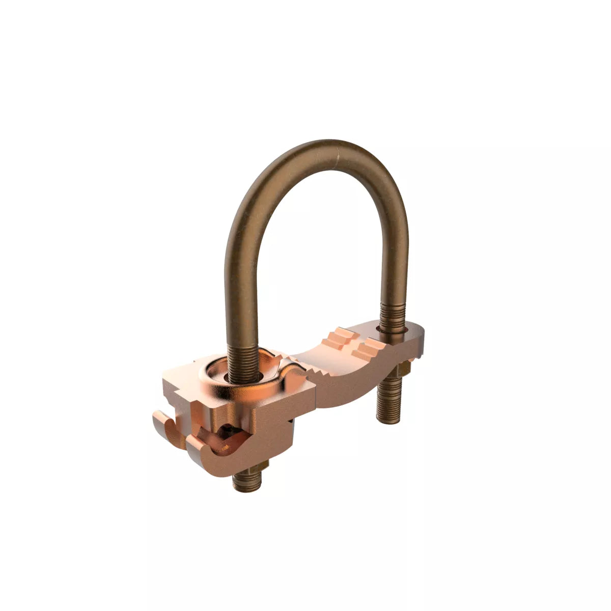 GAR3903BU - Burndy - 1/4" to 2" Pipe 3/8" Stud. Silicon Bronze Hardware Mechanical Grounding Connector