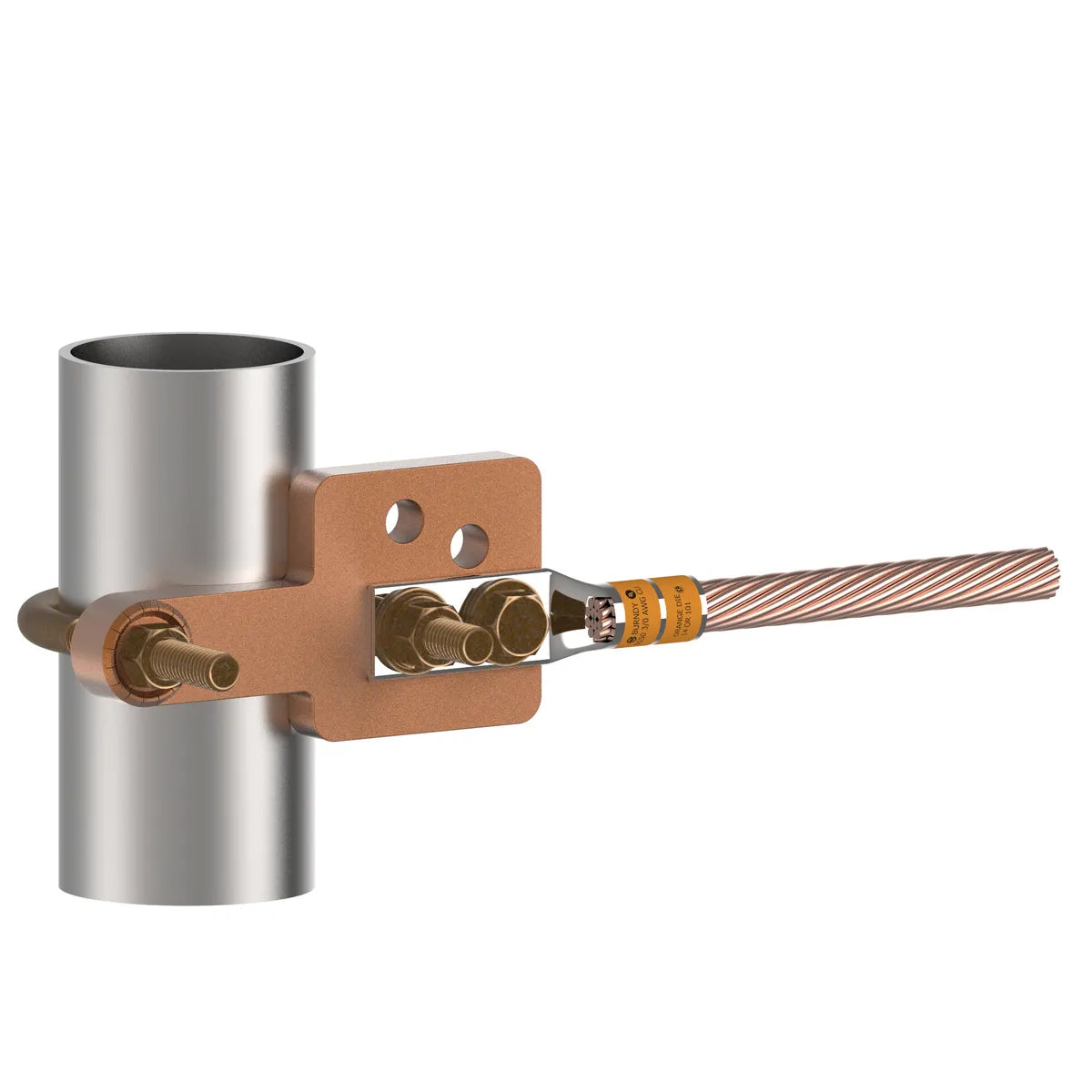 GAR3903TC - Burndy - 1-1/4" to 2" IPS Mechanical Ground Connector