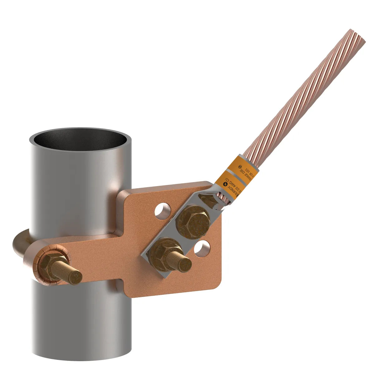 GAR3904TC - Burndy - 2-1/2" to 3-1/2" IPS Mechanical Ground Connector