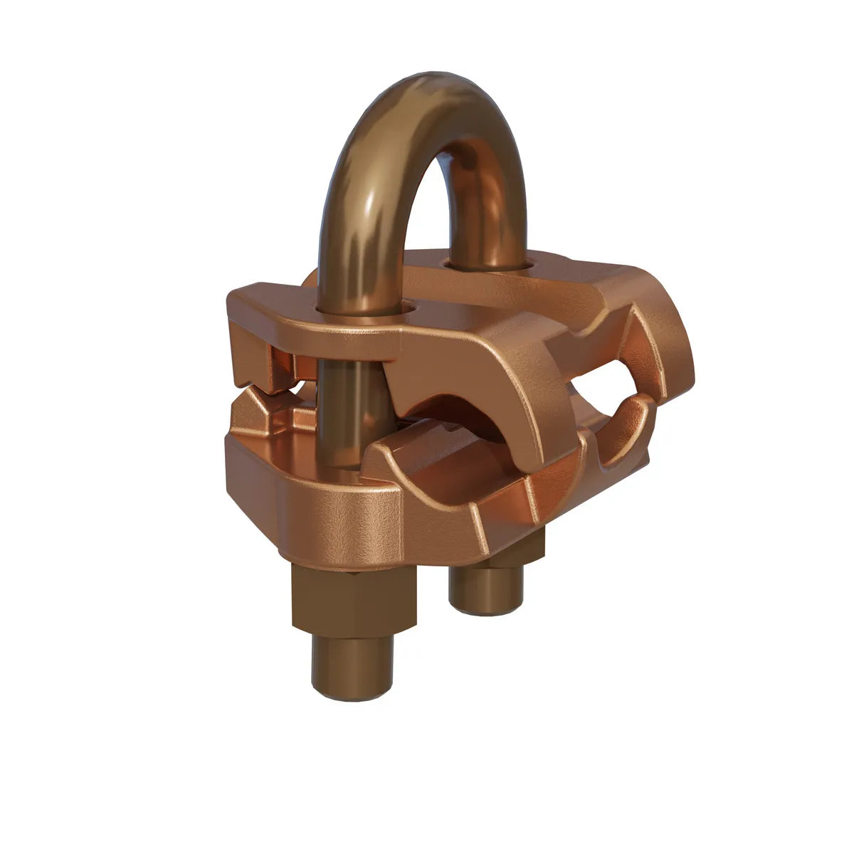 GAR6429 - Burndy - 3/8" Pipe 5/8" to 3/4" Rod Bright Dipped Mechanical Grounding Connector