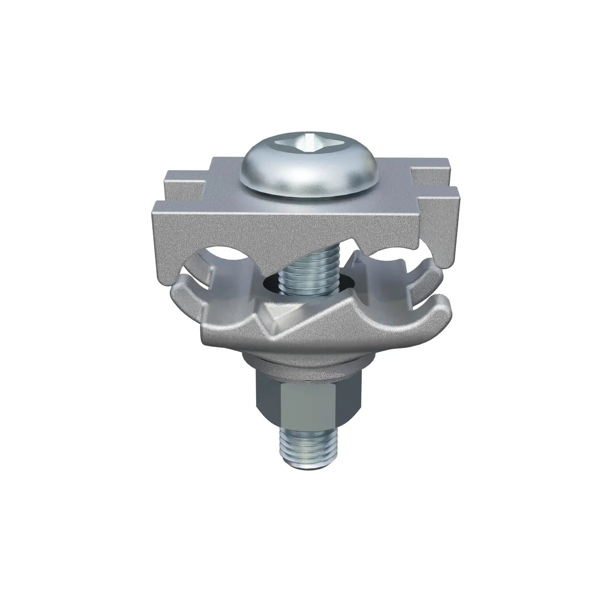 GC2626CT - Burndy - 3/8" Stud Galvanized Steel Hardware Mechanical Grounding Connector