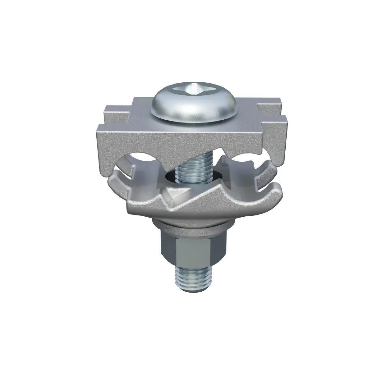 GC2626CT - Burndy - 3/8" Stud Galvanized Steel Hardware Mechanical Grounding Connector