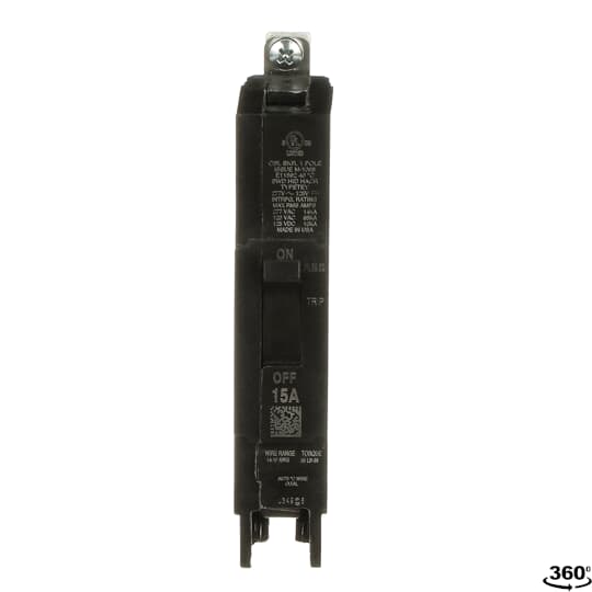TEY115 - General Electric - 15 Amp 1 Pole 277 V Circuit Breaker
