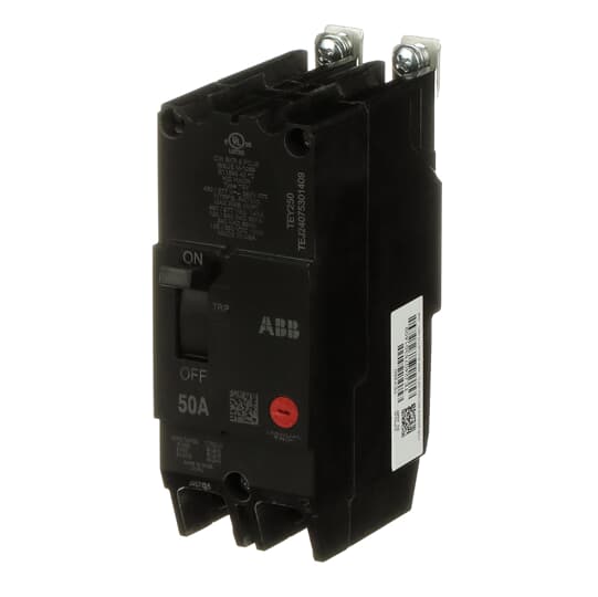 TEY250 - General Electric - 50 Amp 2 Pole 480 V Circuit Breaker