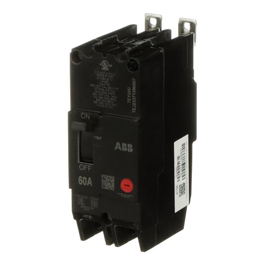 TEY260 - General Electric - 60 Amp 2 Pole 480 V Circuit Breaker