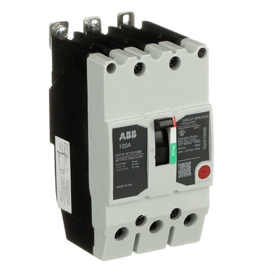 TEYD3100B - General Electric - 100 Amp 3 Pole 480 V Circuit Breaker