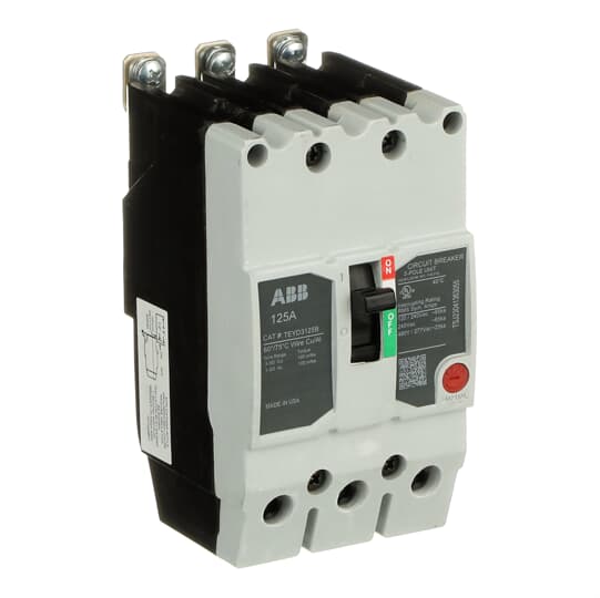 TEYD3125B - General Electric - 125 Amp 3 Pole 480 V Circuit Breaker