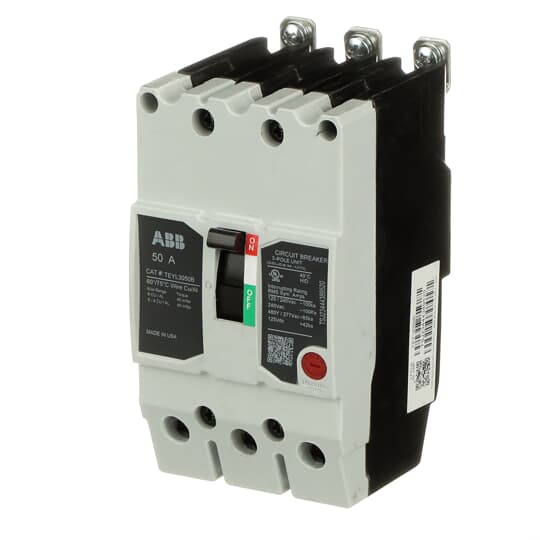 TEYL3050B - General Electric - 50 Amp 3 Pole 480 V Circuit Breaker