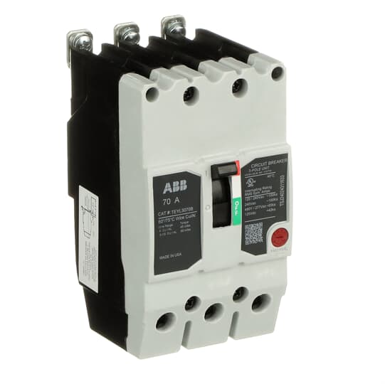 TEYL3070B - General Electric - 70 Amp 3 Pole 480 V Circuit Breaker