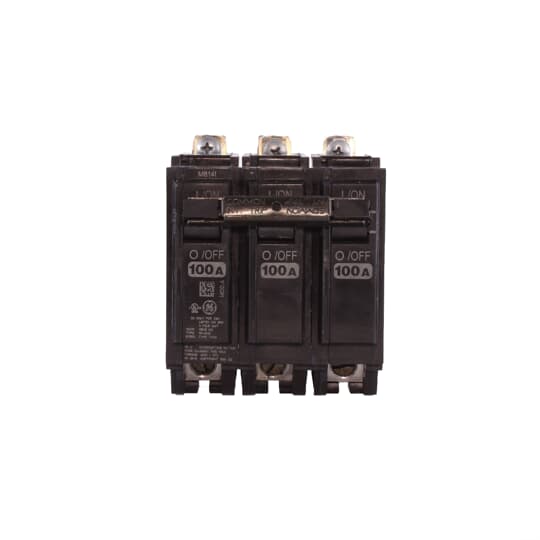 THQB32100 - General Electric - Bolt-On - 100 Amp - 3 Pole - 240 Volt Q-Line Miniature Circuit Breakers