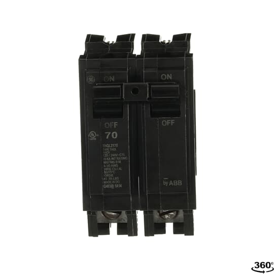 THQL2170 - General Electric - 70 Amp 2 Pole 240 V Circuit Breaker
