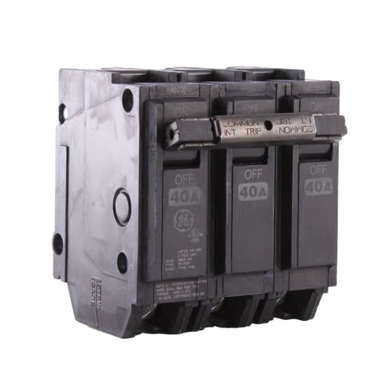 THQL32040 - General Electric - 40 Amp 3 Pole 240 V Circuit Breaker