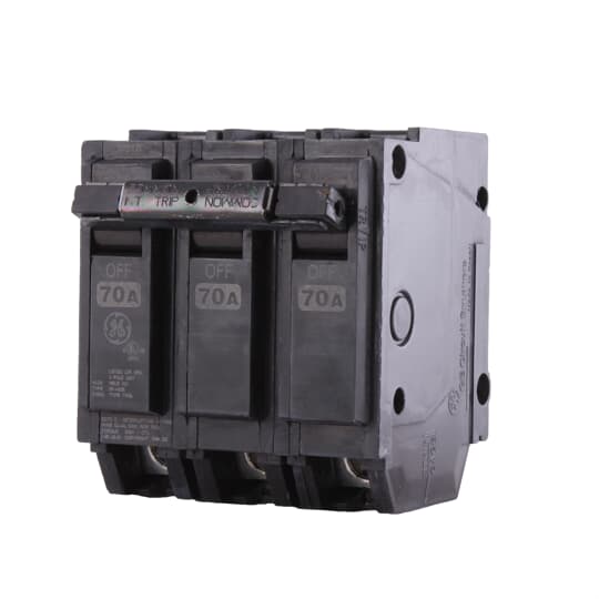 THQL32070 - General Electric - 70 Amp 3 Pole 240 V Circuit Breaker