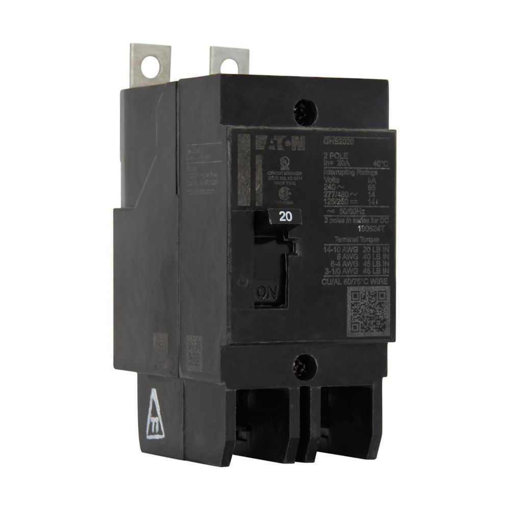 GHB2020 - Eaton Cutler Hammer - 20A Two-Pole Circuit Breakers