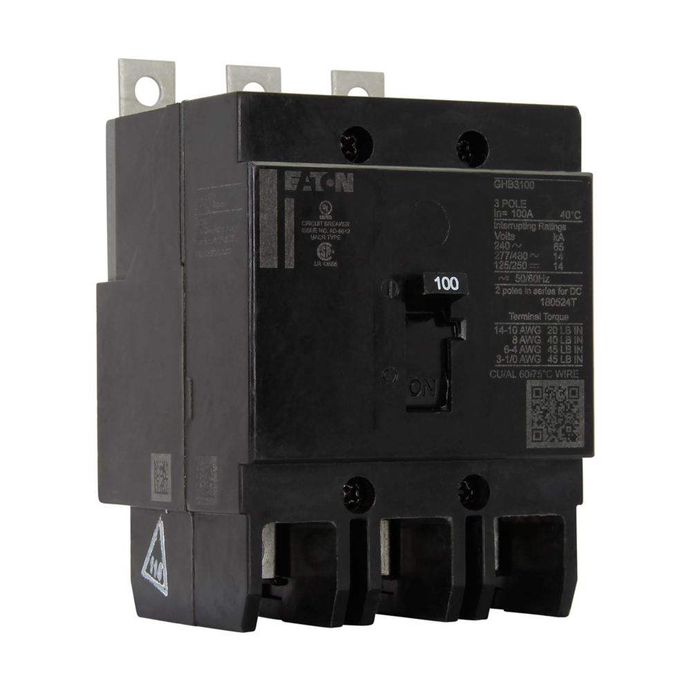 GHB3090 - Eaton Cutler Hammer - 90A Three-Pole Circuit Breakers