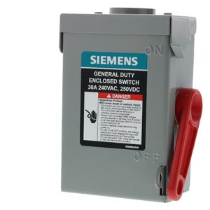 GNF321RA - Siemens - 30A 240V 3 Pole Safety Switch