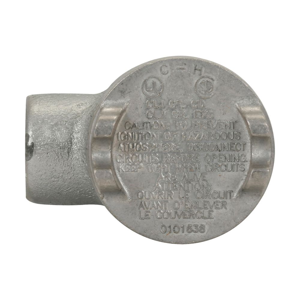 GUA24 - Eaton Crouse-Hinds Series - 3/4" Condulet GUA Conduit Outlet Box with Cover