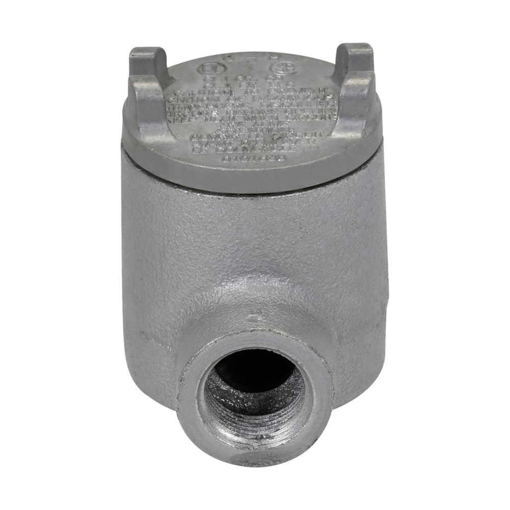 GUAB14 - Eaton Crouse-Hinds Series - 1/2" Condulet GUA Conduit Outlet Box with Cover