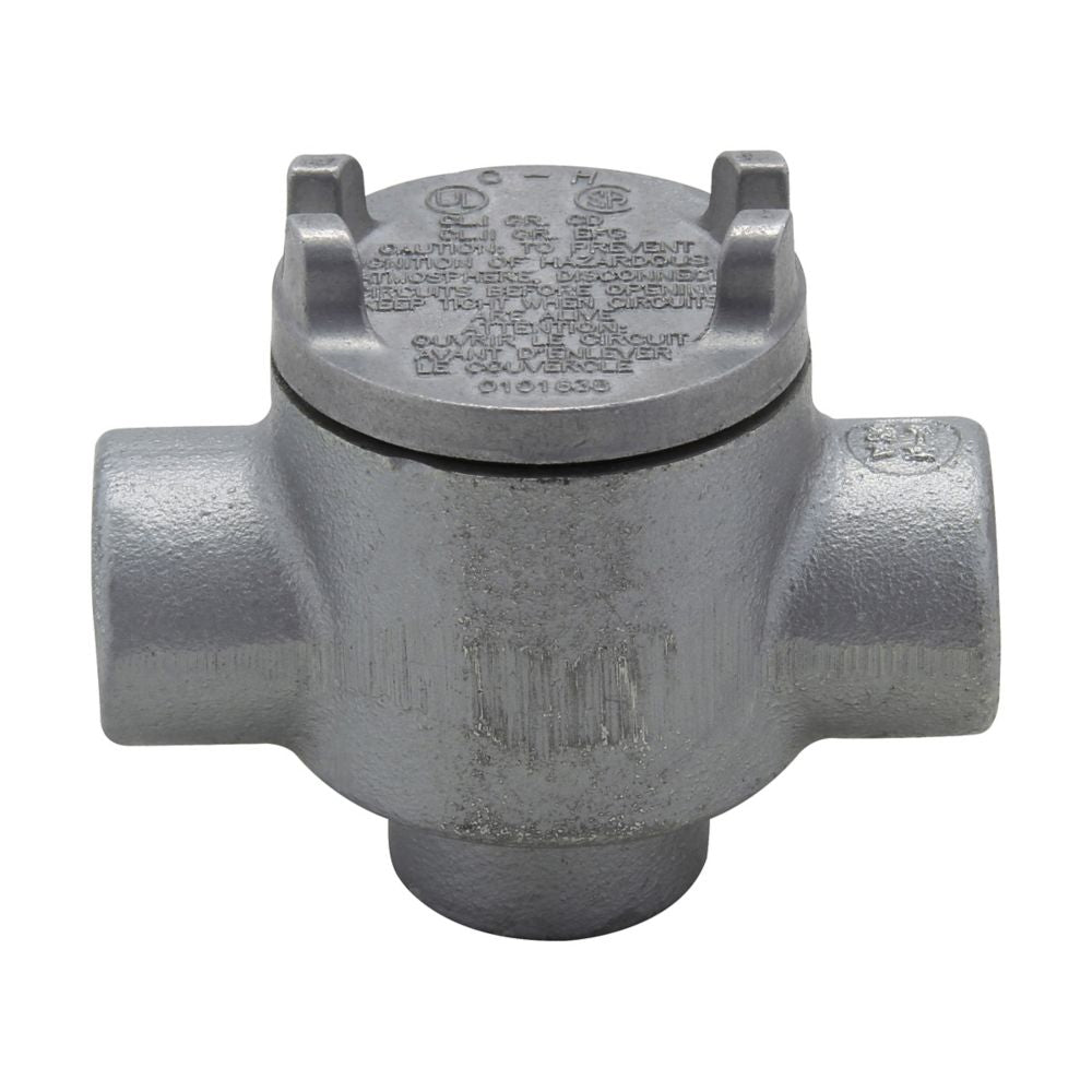 GUAD24 - Eaton Crouse-Hinds Series - 3/4" Condulet GUA Conduit Outlet Box with Cover
