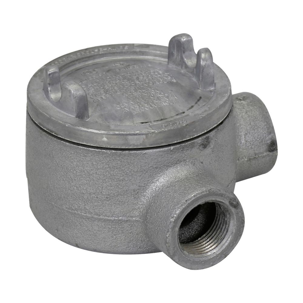 GUAL47 - Eaton Crouse-Hinds Series - 1-1/4" Condulet GUA Conduit Outlet Box with Cover