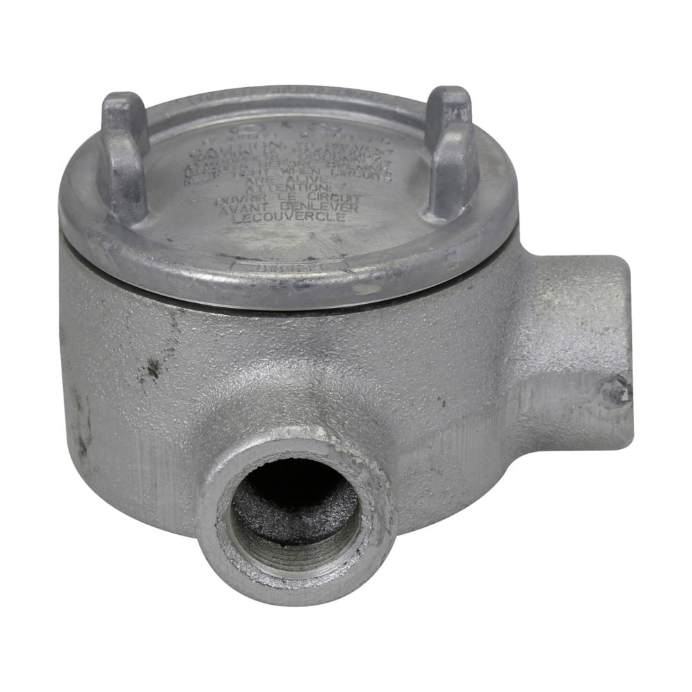GUAM26 - Eaton Crouse-Hinds Series - 3/4" Condulet GUA Conduit Outlet Box with Cover