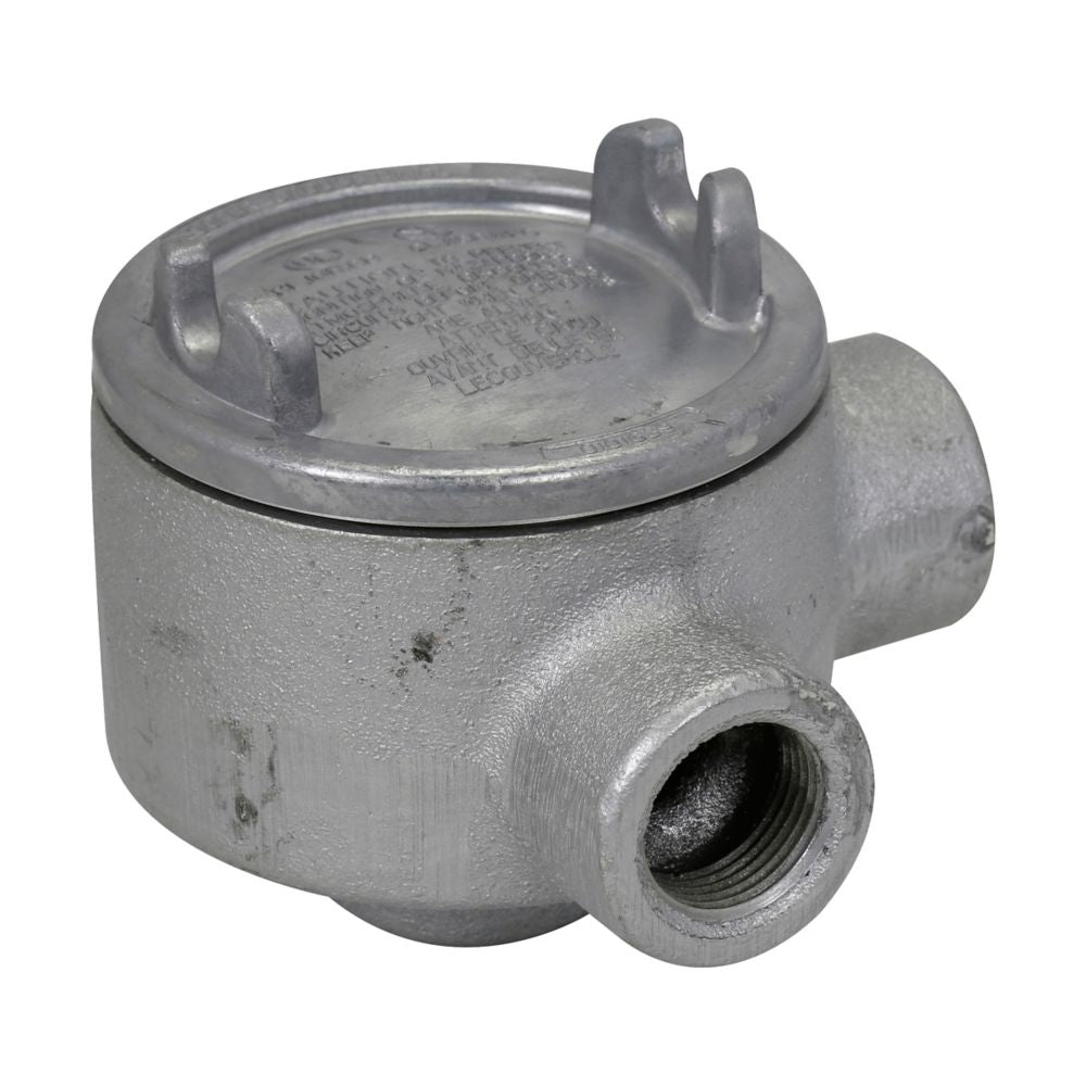 GUAM26 - Eaton Crouse-Hinds Series - 3/4" Condulet GUA Conduit Outlet Box with Cover