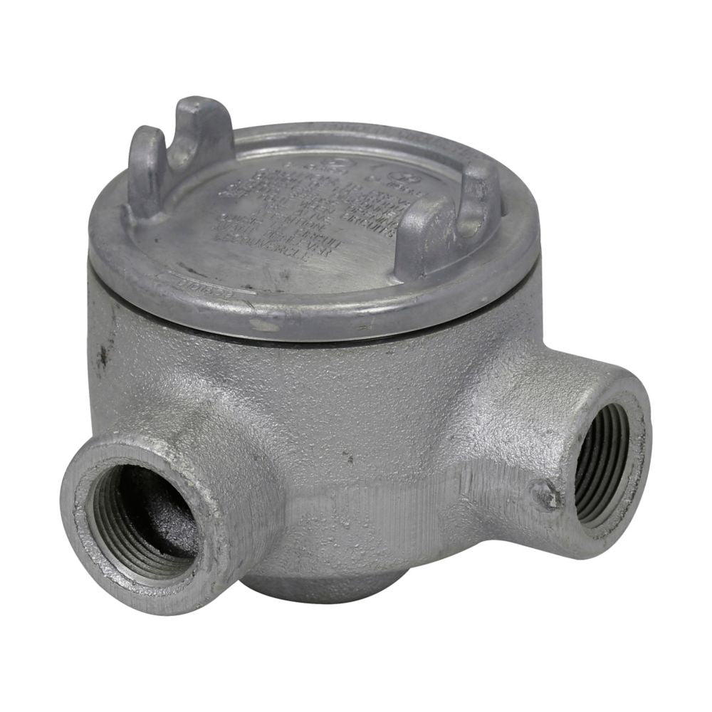 GUAM26 - Eaton Crouse-Hinds Series - 3/4" Condulet GUA Conduit Outlet Box with Cover