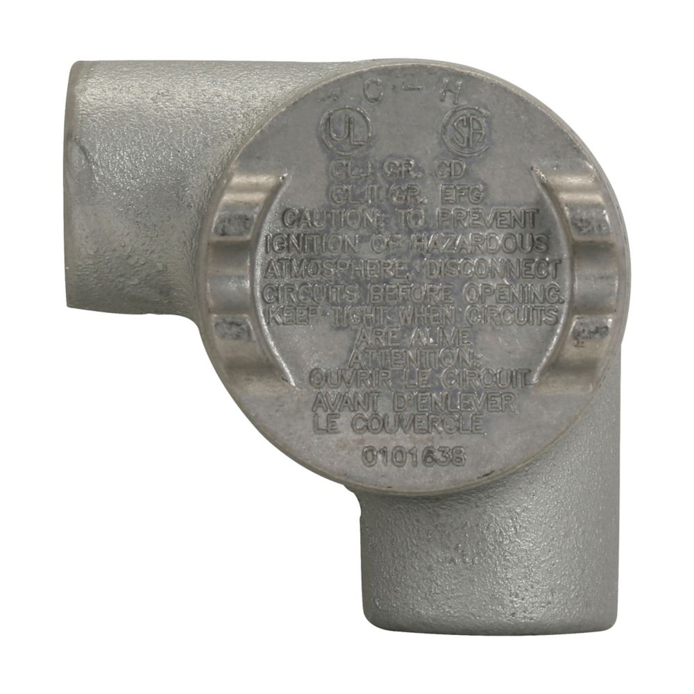 GUAN24 - Eaton Crouse-Hinds Series - 3/4" Condulet GUA Conduit Outlet Box with Cover