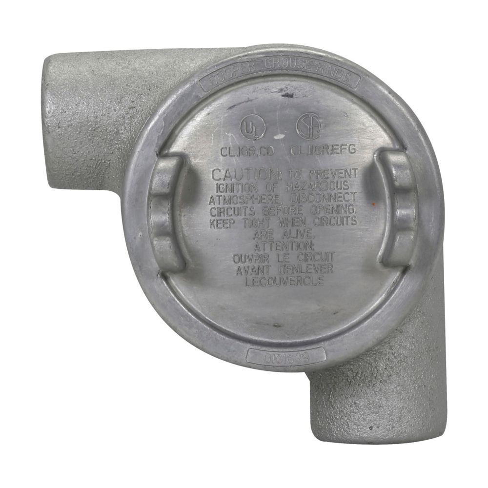 GUAN36 - Eaton Crouse-Hinds Series - 1" Condulet GUA Conduit Outlet Box with Cover