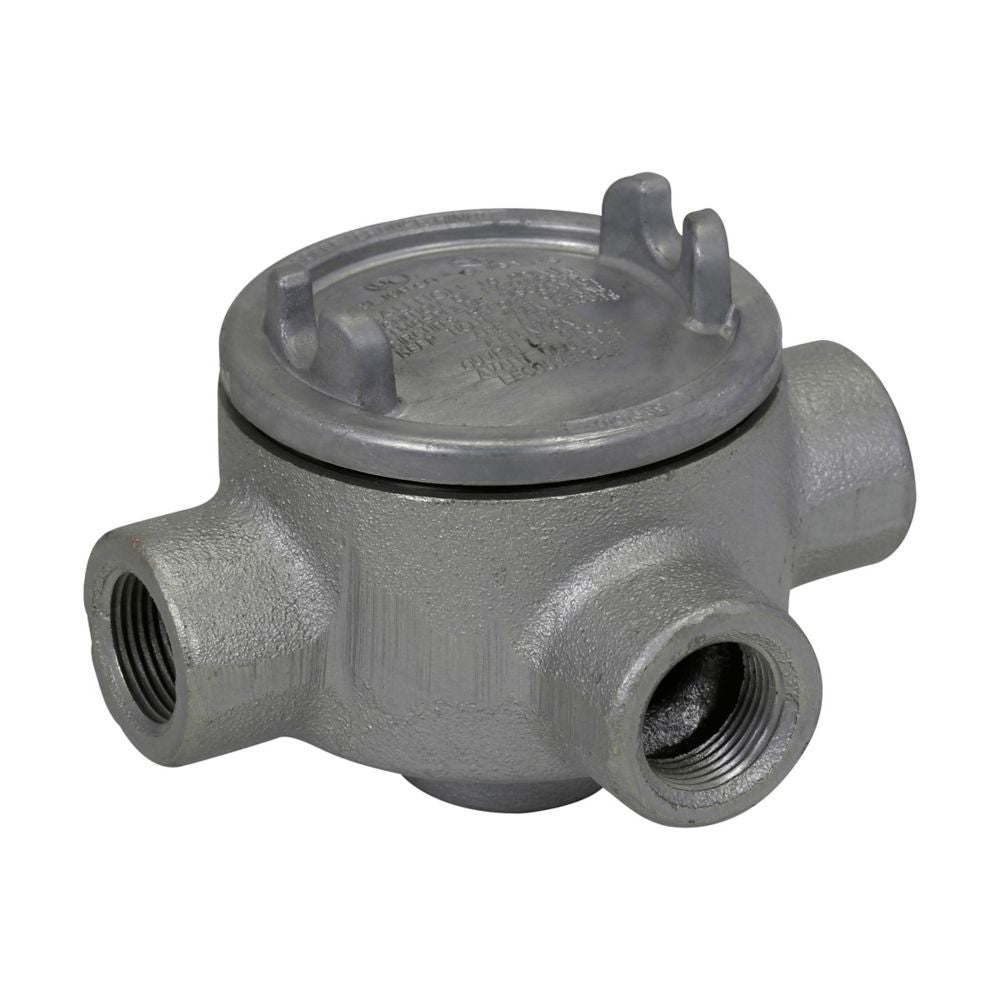 GUAW26 - Eaton Crouse-Hinds Series - 3/4" Condulet GUA Conduit Outlet Box with Cover