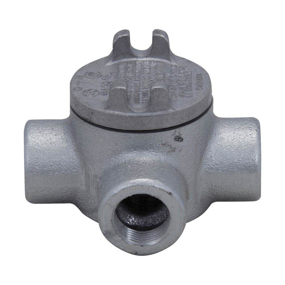 GUAX24 - Eaton Crouse-Hinds Series - 3/4" Condulet GUA Conduit Outlet Box with Cover